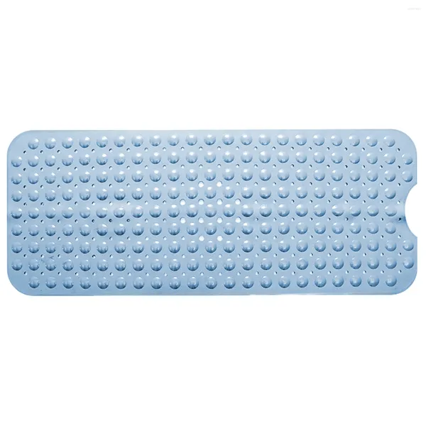 Chaptes de bain PVC Extra Long avec machine à soufflerie Machine Lavable Trous de vidange sans glissement Solide 100x40cm de massage de massage de massage de douche pavé de baignoire