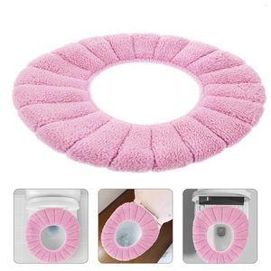 Badmatten Herbruikbare Toilet Pad Cover Seat Warmer Polyester Huishoudelijk Deksel Kussen Dikker Mat Huishoudelijk Soepel