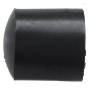 Mats de baño Capas de goma extremos de tubo negro de 80 piezas 10 mm redondo