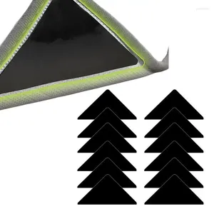 BADMATS SCHAPPLIKKEN 12 PCS ANTI SLIP GROPPER Verwijderbare Triangle Design Slide Stopper voor hardhout gelamineerde tegelvloer Buiten