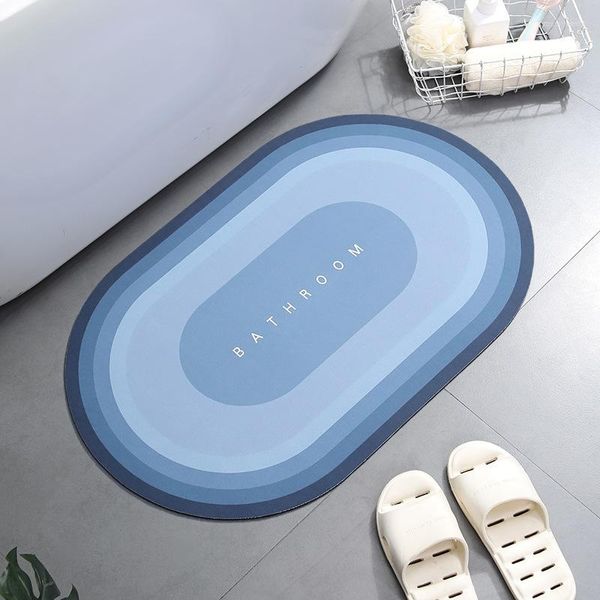 Tapis de bain, douche, chambre à coucher, côté doux, moderne, absorbant, décoration de porte, salle de bain, Simple, antidérapant, entrée, baignoire