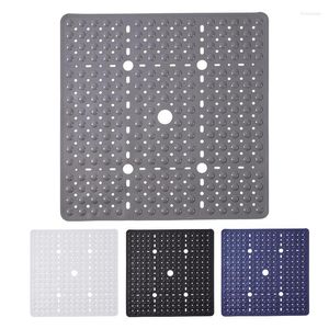 Tapis de bain douche pour intérieur, sol en PVC antidérapant de haute qualité, tapis de baignoire carré universel, outils de salle de bains