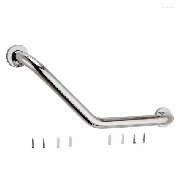 Mattes de bain Douche Grab Bar 15,75 pouces Affairs en acier inoxydable angle