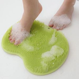 Badmatten Siliconen antislip Badkamer Mat Voetmassage Scrubber Pad Douche Producten Alfombrilla De Ducha Antideslizante