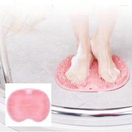 Alfombrillas de baño silicona estatín de deslizamiento lavado de pie de pie artefacto de artefacto de cepillo perezoso masaje baño baño