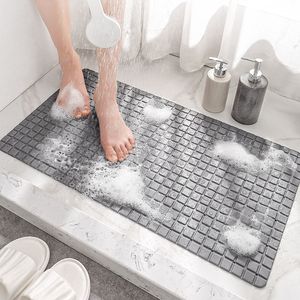 Tapis de bain Tapis de douche de bain TPE écologique Simple sécurité imperméable avec ventouse tapis de salle de bain femme enceinte plus âgée tapis de bain antidérapants 230926