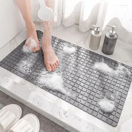 Alfombras de baño Simple Ecológico TPE Estera de ducha Seguridad impermeable con ventosa Baño Mayor Mujer embarazada antideslizante