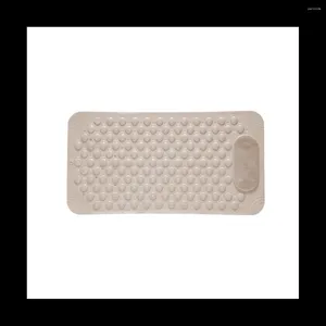 Alfombrillas de baño espuma de memoria simple alfombra de baño 3D Patrón de adoquines Absorbente Pasillo de inodoro Absorbente Palabín sin deslizamiento Brown