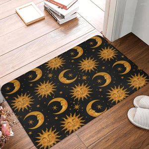 Tapis de bain solaire lune pied tapis cuisine salle de douche soleil visage magique séchage rapide salle de bain tapis de protection anti-dérapant toilette