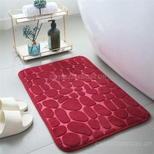 Badmatten vierkante badkamer woonkamer niet-slip mat anti-skid accessoires polyester douchedormat keukenang
