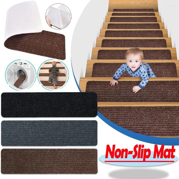 Bath Mats Stair States non glissement pour étapes en bois sécurité intérieure auto-adhésive pour enfants et aînés.