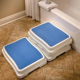 Mats de baño Paso Paso Asistencia sin deslizamiento Riser portátil ligero para la cama de ducha interior y al aire libre.