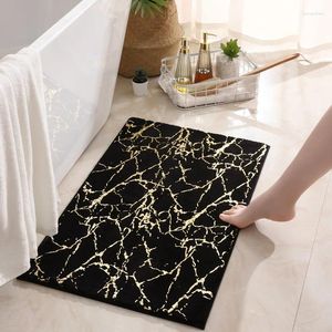 Badmatten Super absorberende badkamer Tapijtmat Non-slip voet tapijt Modern vloer