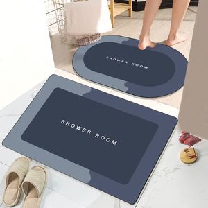 Bath Mats Super Absorbent Mat Quick Drying room Rug Non-Slip Entrance Doormat Nappa Skin Floor Toilet Carpet Home Decorat CC 221123