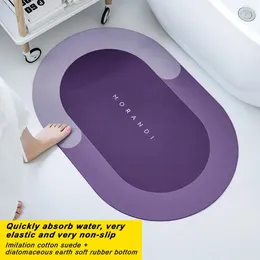 Badmatten Toiletbodemmat Non-slip gemakkelijk te reinigen Innovatief Design Water Absorberen Eco-vriendelijk natuurlijk rubber