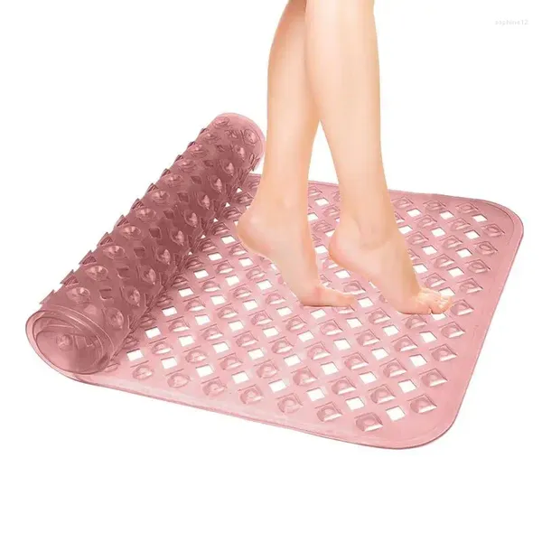 Tapis de bain antidérapant, sol de douche avec forte adhérence, bon effet de Drainage pour la salle de bain, les toilettes, la salle de bain, la salle de sport, le Spa