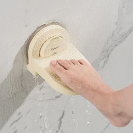 Mat de bain mur suspendu pédale de pied de douche à salaire d'espace pour la maison