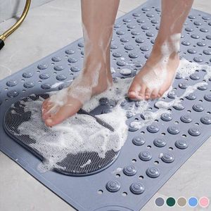 Tapis de bain lavable Bains sans glissement avec aspiration