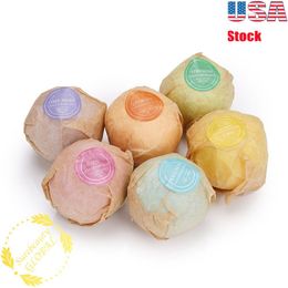 Sels de bain 6pcs huiles essentielles parfumées bombes à bulles cadeaux d'anniversaire femmes enfants 2.1ozx6pcs avec parfum drop livraison santé beauté corps DHMMS