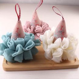 Depuradores de baño lindo-toalla de helado niñas bebé baño artefacto baño-flor lindas bolas de burbujas suaves
