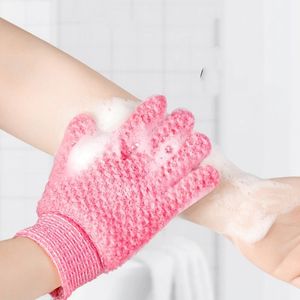 Badwassers voor Peeling Exfoliating Mitt Glove voor Douche Scrub Handschoenen Resistance Massage Sponge Wash Skin Moisturizing Spa Schuim