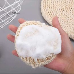 Bath Sisal Sponge Natural Organic Fabriqué à la main Planted Balle de douche exfoliant Crochet Scrub Body Scurpor 0422 0412 Ber