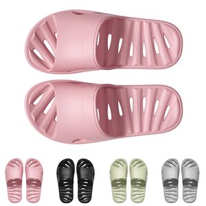 Bath Slippers for Men Femmes Couleurs solides Hots Slip résistant Black Papaya Papaya Whip Breathable Mens Womens Indoor Walking Shoes Gai