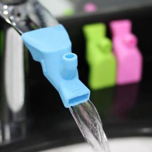 Supplies de toilette de bain Universel Silicone Tap Extension Extenseur Extendeurs Hildren Lavage Accessoires Guide Guide Faucet Outils de cuisine