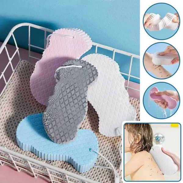 Bath Tools Accessories DiHou 3D Magic Enfants Bath Body Corps Exfoliant Metter Sponge Massageur Nettoyage Brosse de douche éponge éponge Z240528SK9X