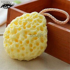 Badgereedschap Accessoires Honeycomb Baby Bath Sponge Shower Ball Exfoliating Soothing Body Cleaning Tool 240413