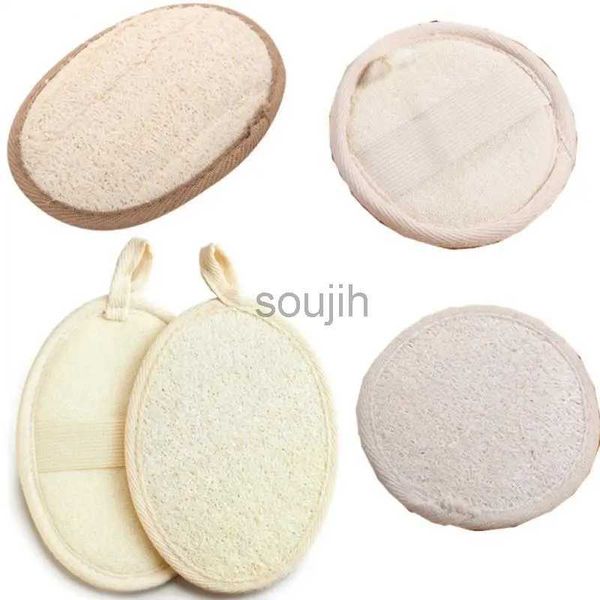 Outils de bain Accessoires Loofah Natural Body Scurpor Bath Bath Exfoliant Sponge Soft Shower Brosses Clearner PAD EXFOLIATOR CORPS PURNIQUE CORPS SAL TOTH 240413