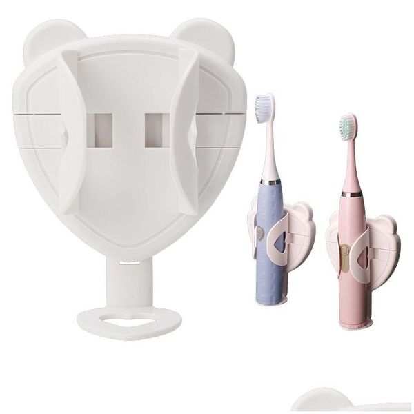 Outils de bain Accessoires Porte-brosse à dents Auto-adhésif Salle de bain Fermer Outil de rangement mural pour brosses à dents électriques Drop Deliver Otywg