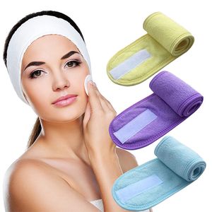 Serviette de bain Bandeau réglable Large bandeau Yoga Spa Bain Douche Maquillage Lavage Visage Cosmétique Bandeau pour Femmes Dames Maquillage Accessoires 230926