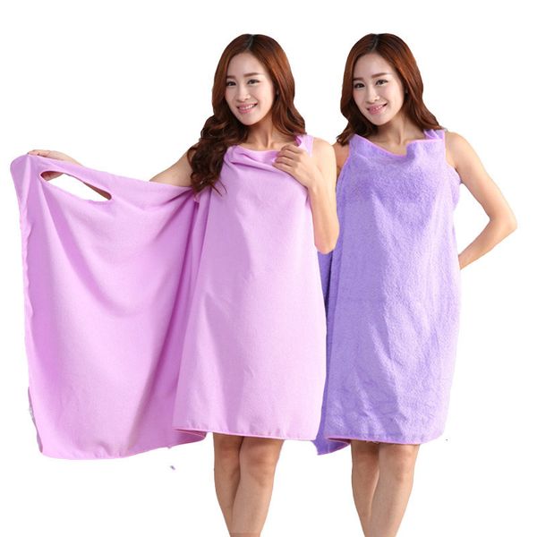 Serviette De Bain Confortable Absorbant Microfibre Femme Tube Top Peignoirs Robe De Bain À Séchage Rapide Douche Sauna Spa Corps Robe Serviette Wrap 150x80cm 230519