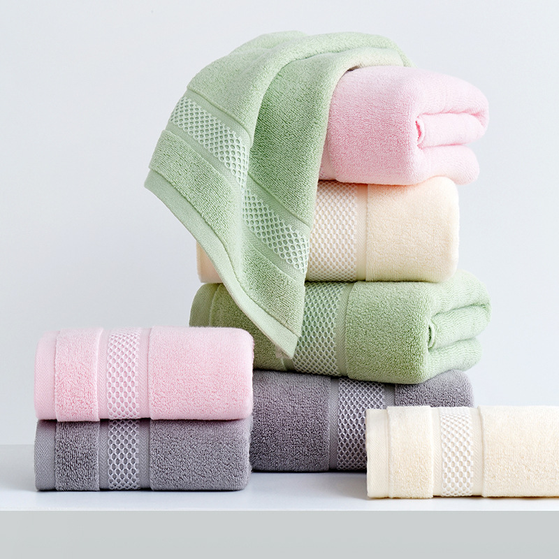 Copertura per asciugamani da bagno Cotone Full Assoluto per adulti Lavaggio per viso grande asciugamano morbido Assorbimento di asciugamano e piedi Gift Hands all'ingrosso