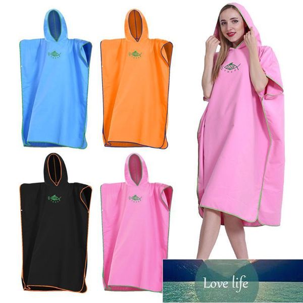 Toalla de baño Bata con capucha Poncho Secado rápido Mujer Natación Playa Surf Albornoz Precio de fábrica Diseño experto Calidad Último estilo Estado original