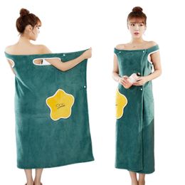 Badhanddoek vrouwen draagbare badhanddoek grote badjas