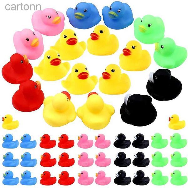 Jouets de bain 20 / 10pcs pour bébé jouets de bain flottants canards en caoutchouc grincheux