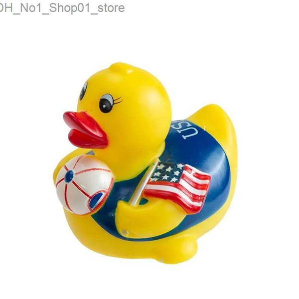 Juguetes de baño 20PCS Duckies para niños Baño Cumpleaños Baby Showers Piscina Actividad a granel Foloating Pato de goma vertical Bañera Baño Juguete Regalo Q231212