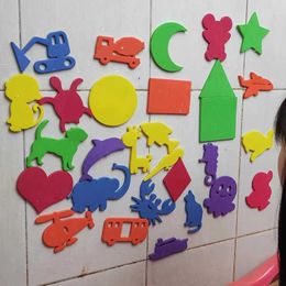 Toys de bain 30 pièces / ensemble de baby shower toys toys toys animal en forme de voiture 3d puzzles eva enfants toys pour bébé pour bébé d240522