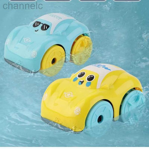 Jouets de bain 3PC ABS horloge voiture enfants eau jouant dessin animé véhicule bébé enfants cadeau amphibie voitures chambre flottant jouet
