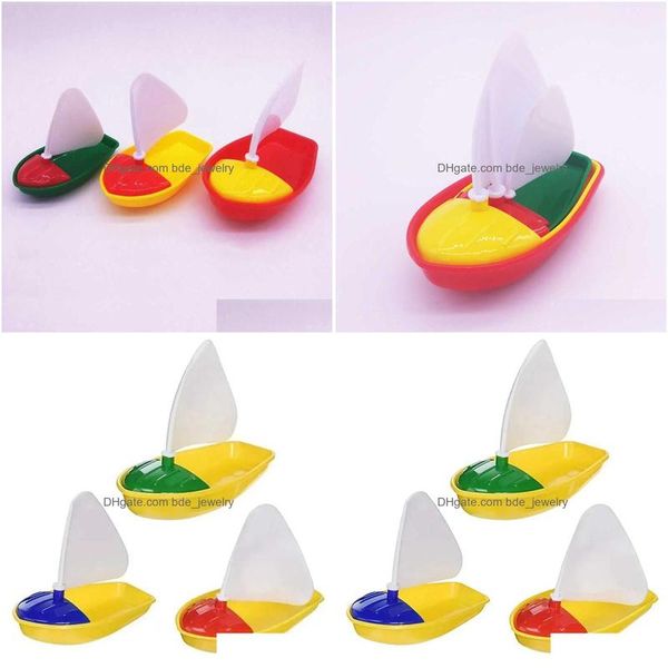 Juguetes de baño 3pcs botes de plástico de juguete veladas de bañera para niños mticolor smallmiddlelarge tamaño h10158461275 entrega de caída bebé ma dhfjc