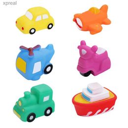 Badspeelgoed 6 Cartoonauto Baby shower speelgoed Zwemwater Toys Childrens Shower Toys Bathtub speelgoed Fun GiftSWX