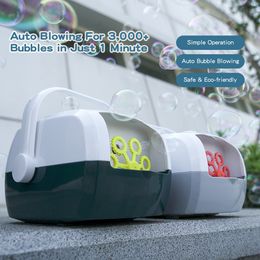 Bad Speelgoed Automatische Bubble Maker Machine Outdoor Speelgoed Grappige Kleurrijke Blower Kids Baby Elektrische 230713