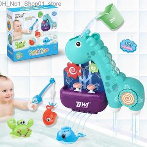 Juguetes de baño Bebé Baño Juguete Cuarto de baño Agua Spray Jirafa Traje Verano Pesca Agua corriente Verano Baño Juguetes Q231212