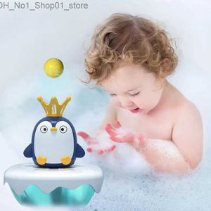 Badspeelgoed Babybadjespeelgoed Schattige pinguïn Badsproeispeelgoed met vervangbaar mondstuk Sprinkler Badspeelgoed Spraywater Badspeelgoed voor kinderen Q231212