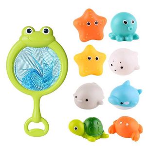 Juguetes de baño bebé lindo animal ducha juguete agua led juguete lideros