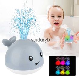 Badspeelgoed Baby oplichtend badspeelgoed Walvis Automatische sproeier Badspeelgoed Zwembad Badkamer Douche Badspeelgoed voor peuters Baby Kinderen Jongen Giftvaiduryb