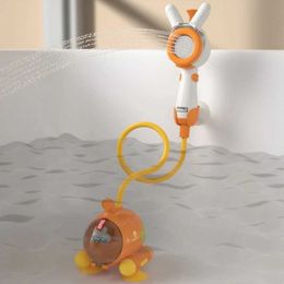 Juguetes para baños baby shower juguete dibujos animados de agua eléctrica accesorios de bañera