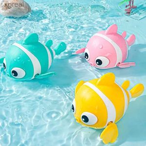 Badspeelgoed baby shower speelgoed schattig zwemvissen cartoon dier drijvende wind speelgoed waterspel kinderen klassieke wikkelende Toywx